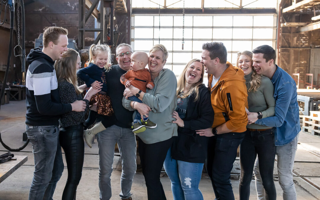 Fotoshoot op overdekte locatie